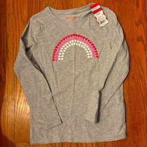 NWT Heart Rainbow T